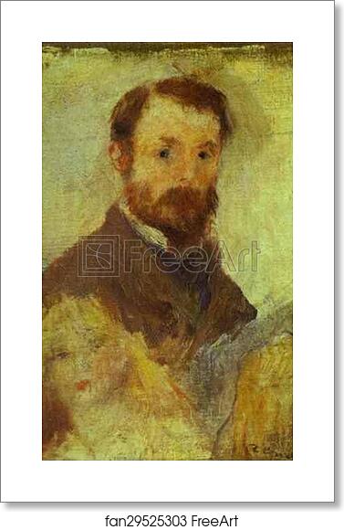 Free art print of Self-Portrait by Pierre-Auguste Renoir Free art print of Self-Portrait by Pierre-Auguste Renoir