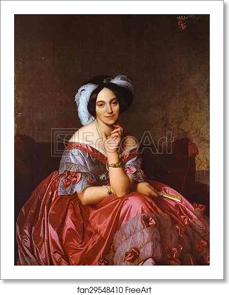 Free art print of Portrait of Baroness James de Rothschild by Jean-Auguste-Dominique Ingres