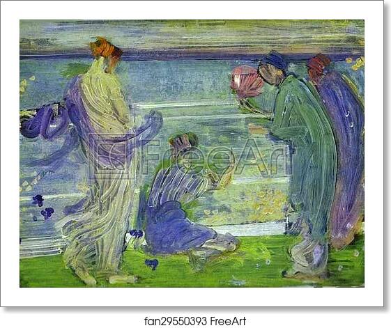 Free art print of Variations in Blue and Green by James Abbott Mcneill Whistler Free art print of Variations in Blue and Green by James Abbott Mcneill Whistler