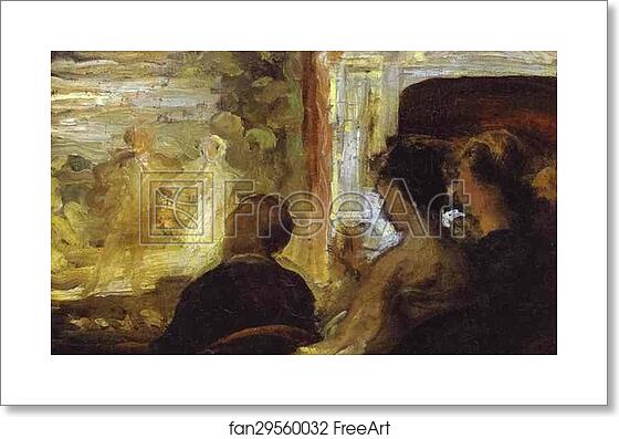 Free art print of Theater Box by Honoré Daumier Free art print of Theater Box by Honoré Daumier