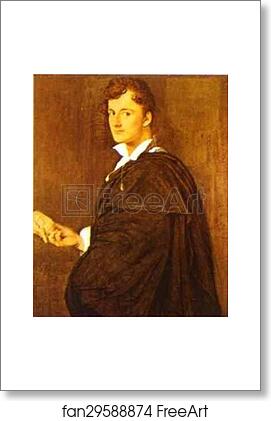 Free art print of Portrait of Lorenzo Bartolini by Jean-Auguste-Dominique Ingres