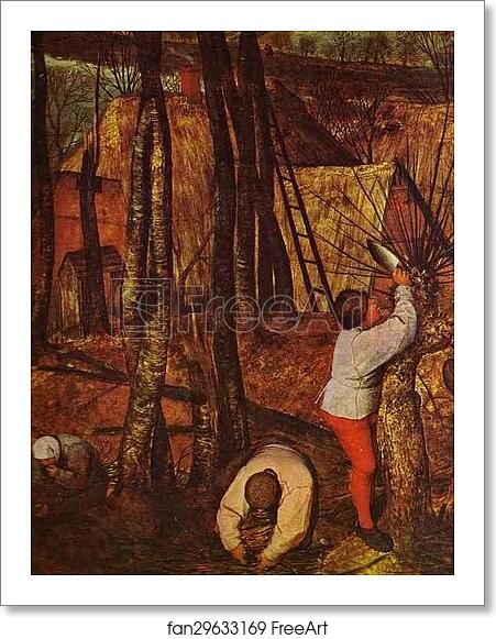 Free art print of The Gloomy Day (February). Detail by Pieter Bruegel The Elder Free art print of The Gloomy Day (February). Detail by Pieter Bruegel The Elder