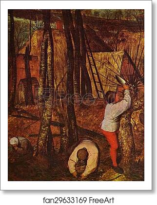 Free art print of The Gloomy Day (February). Detail by Pieter Bruegel The Elder Free art print of The Gloomy Day (February). Detail by Pieter Bruegel The Elder