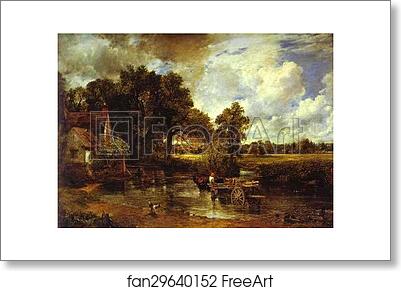 Free art print of Landscape: Noon (The Hay-Wain) by John Constable