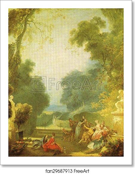 Free art print of A Game of Hot Cockes by Jean-Honoré Fragonard Free art print of A Game of Hot Cockes by Jean-Honoré Fragonard