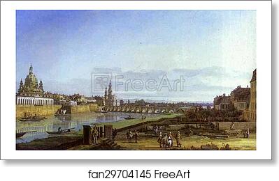 Free art print of Dresden from the Right Bank of the Elbe above the Augustus Bridge by Bernardo Bellotto Free art print of Dresden from the Right Bank of the Elbe above the Augustus Bridge by Bernardo Bellotto