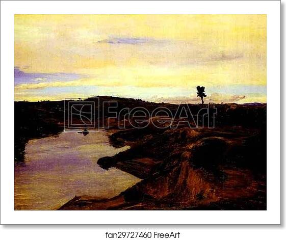 Free art print of Poussin's Walk, The Roman Campagna by Jean-Baptiste-Camille Corot Free art print of Poussin's Walk, The Roman Campagna by Jean-Baptiste-Camille Corot