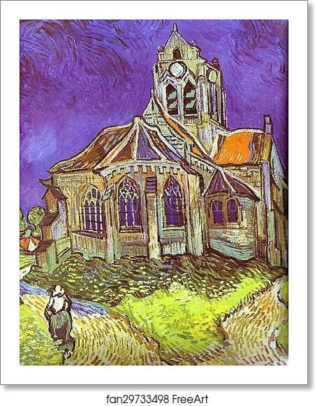Free art print of The Church in Auvers by Vincent Van Gogh Free art print of The Church in Auvers by Vincent Van Gogh