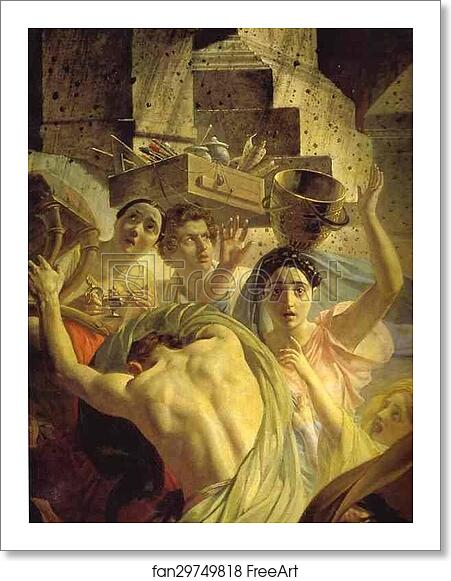 Free art print of The Last Day of Pompeii. Detail by Karl Brulloff Free art print of The Last Day of Pompeii. Detail by Karl Brulloff