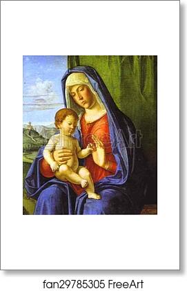 Free art print of Madonna and Child by Giovanni Battista Cima, Called Cima Da Conegliano