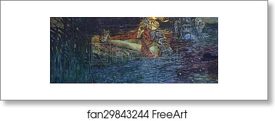 Free art print of Parting of the Sea King and Princess Volkhova by Mikhail Vrubel