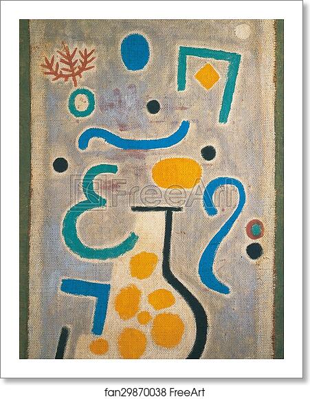 Free art print of The Vase by Paul Klee Free art print of The Vase by Paul Klee