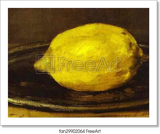 Free art print of The Lemon by Edouard Manet Free art print of The Lemon by Edouard Manet
