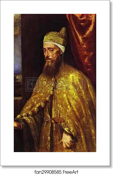 Free art print of Portrait of Doge Francesco Venier by Titian Free art print of Portrait of Doge Francesco Venier by Titian