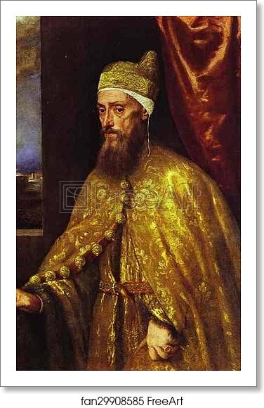 Free art print of Portrait of Doge Francesco Venier by Titian Free art print of Portrait of Doge Francesco Venier by Titian