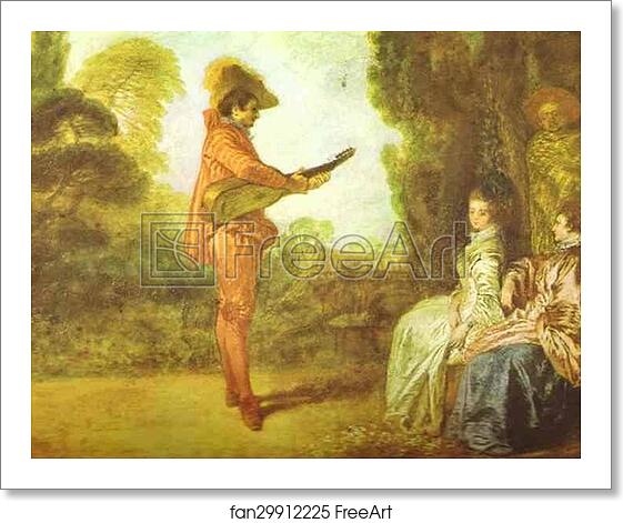 Free art print of The Seducer by Jean-Antoine Watteau Free art print of The Seducer by Jean-Antoine Watteau