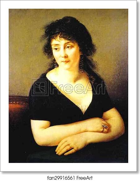Free art print of Portrait of Mme Bruyère by Baron Antoine-Jean Gros