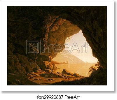 Free art print of A Cavern, Morning by Joseph Wright Of Derby