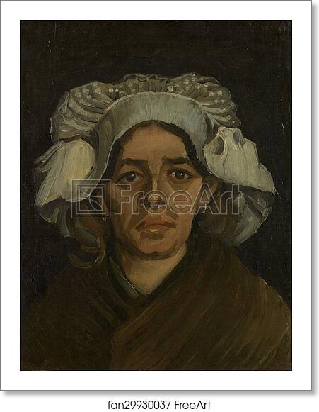 Free art print of Head of a woman by Vincent Van Gogh Free art print of Head of a woman by Vincent Van Gogh