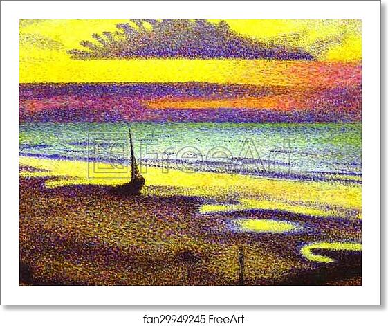 Free art print of Beach at Heist by Georges Lemmen Free art print of Beach at Heist by Georges Lemmen