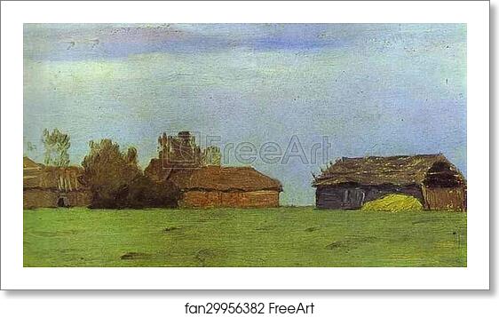 Free art print of Landscape with Buildings by Isaac Levitan Free art print of Landscape with Buildings by Isaac Levitan