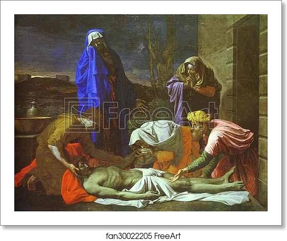 Free art print of The Lamentation over Christ by Nicolas Poussin Free art print of The Lamentation over Christ by Nicolas Poussin