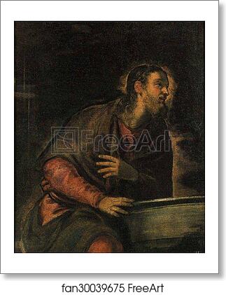 Free art print of Christ at the Well by Jacopo Robusti, Called Tintoretto
