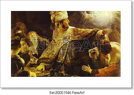 Free art print of The Feast of Belshazzar by Rembrandt Harmenszoon Van Rijn Free art print of The Feast of Belshazzar by Rembrandt Harmenszoon Van Rijn