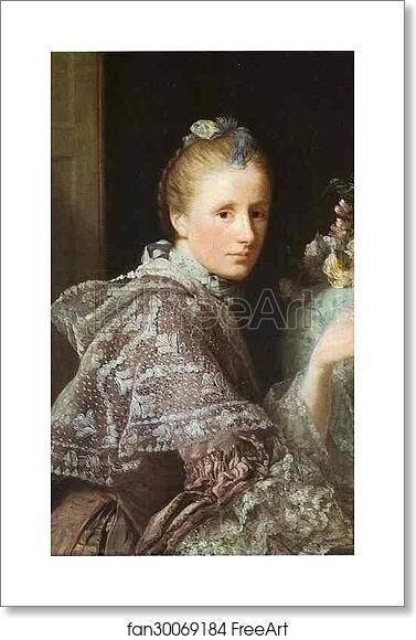 Free art print of Portrait of Margaret Lindsay, Mrs. Allan Ramsay by Allan Ramsay