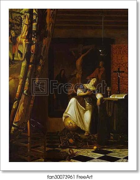 Free art print of Allegory of Faith by Jan Vermeer Free art print of Allegory of Faith by Jan Vermeer