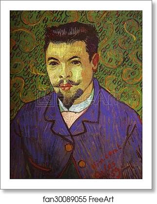 Free art print of Portrait of Doctor Rey by Vincent Van Gogh