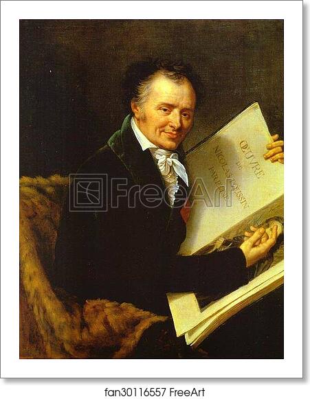 Free art print of Dominique-Vivant Denon with a Work by Poussin by Robert Lefèvre Free art print of Dominique-Vivant Denon with a Work by Poussin by Robert Lefèvre