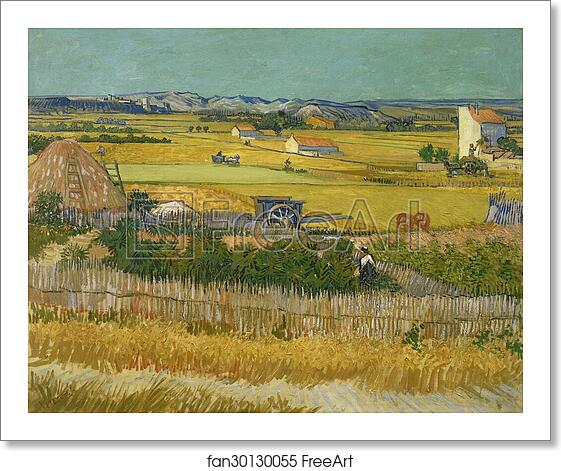 Free art print of The harvest by Vincent Van Gogh Free art print of The harvest by Vincent Van Gogh