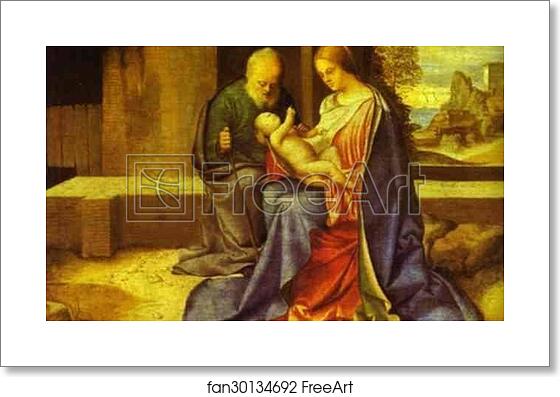 Free art print of The Holy Family by Giorgione Free art print of The Holy Family by Giorgione