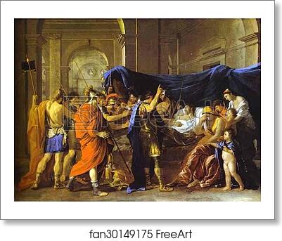 Free art print of The Death of Germanicus by Nicolas Poussin