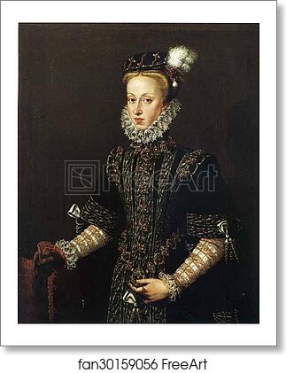 Free art print of Portrait of Queen Anne of Austria by Sofonisba Anguissola