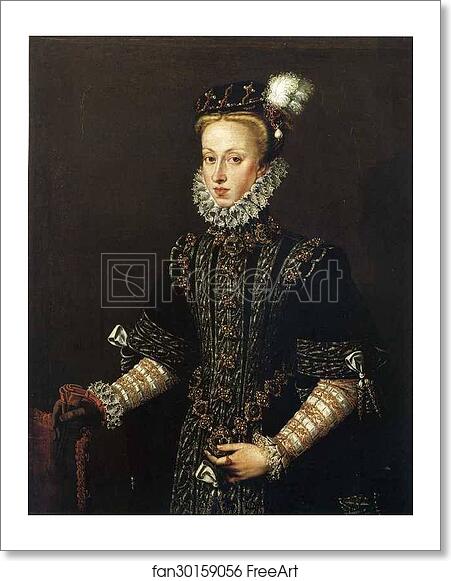 Free Art Print Of Portrait Of Queen Anne Of Austria By Sofonisba Anguissola C 1570 Oil On Canvas 109 5 X 93 Cm The Stirling Maxwell Collection Pollok House Glasgow Museums And