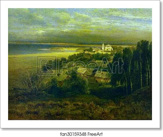 Free art print of The Monastery of the Caves Near Nizhny Novgorod by Alexey Savrasov Free art print of The Monastery of the Caves Near Nizhny Novgorod by Alexey Savrasov