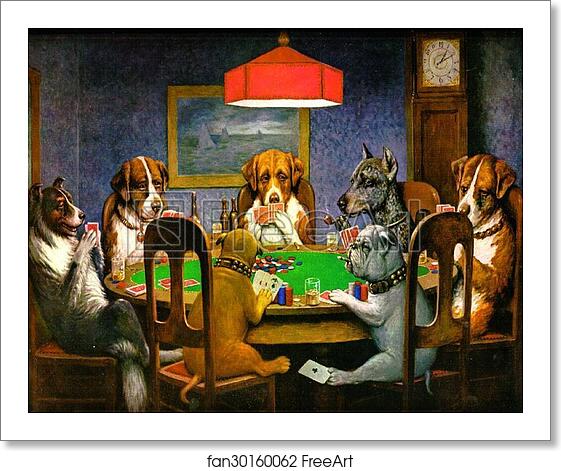 Free art print of A Friend in Need by Cassius Marcellus Coolidge. Dogs ...