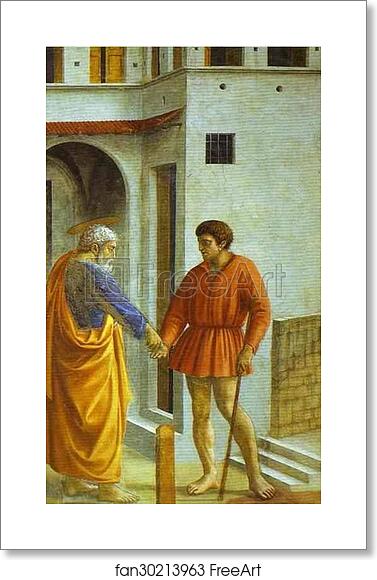 Free art print of Rendering of the Tribute Money. Detail by Masaccio Free art print of Rendering of the Tribute Money. Detail by Masaccio
