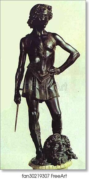 Free art print of David by Andrea Del Verrocchio