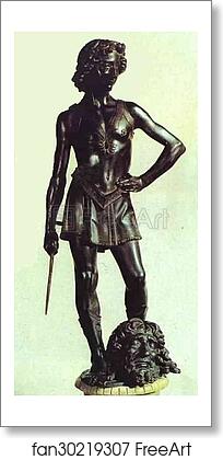 Free art print of David by Andrea Del Verrocchio Free art print of David by Andrea Del Verrocchio