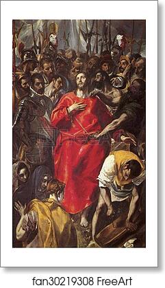 Free art print of Disrobing of Christ by El Greco