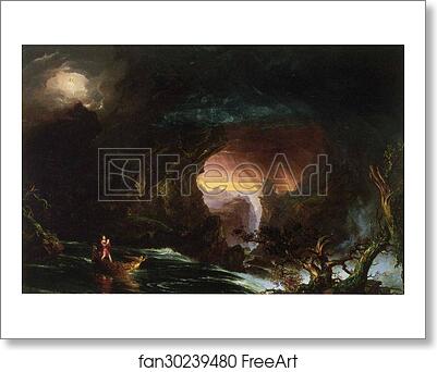 Free art print of The Voyage of Life: Manhood by Thomas Cole