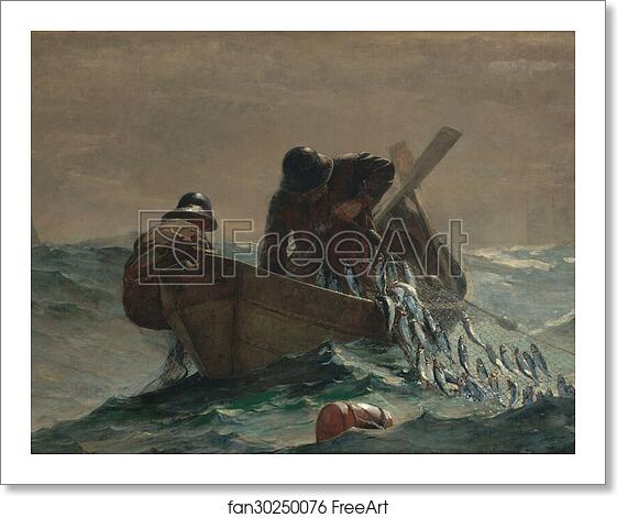 Free art print of The Herring Net by Winslow Homer Free art print of The Herring Net by Winslow Homer
