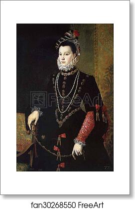 Free art print of Portrait of Queen Isabel de Valois by Sofonisba Anguissola