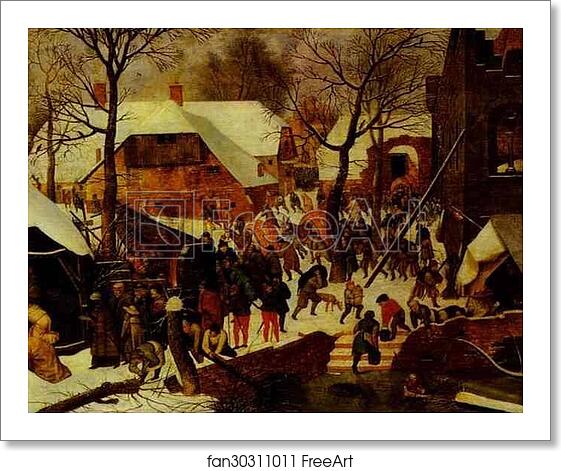 Free art print of Adoration of the Magi by Pieter Brueghel The Younger
