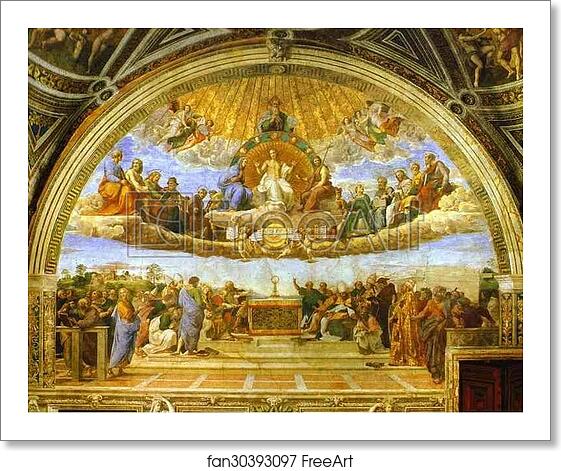 Free art print of Disputa by Raphael Free art print of Disputa by Raphael