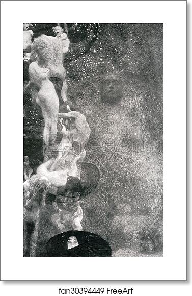 Free art print of Philosophy by Gustav Klimt