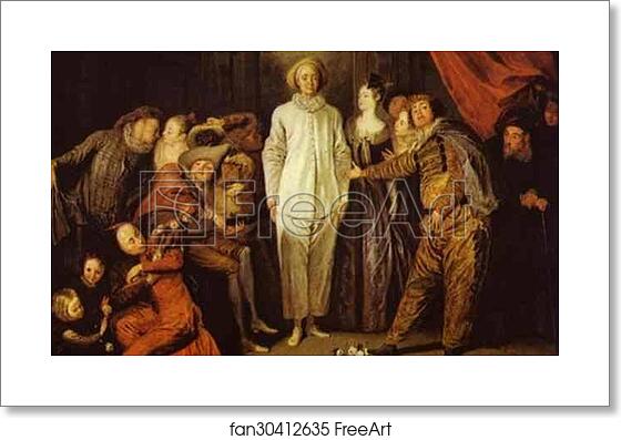 Free art print of Italian Comedians by Jean-Antoine Watteau Free art print of Italian Comedians by Jean-Antoine Watteau